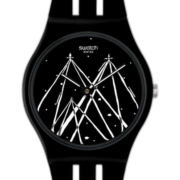 Swatch Watch - GZ249 - I AM A CHILD OF THE NIGHT I AM A CHILD OF THE NIGHT - GZ249 - Swatch® Official Store main image 4