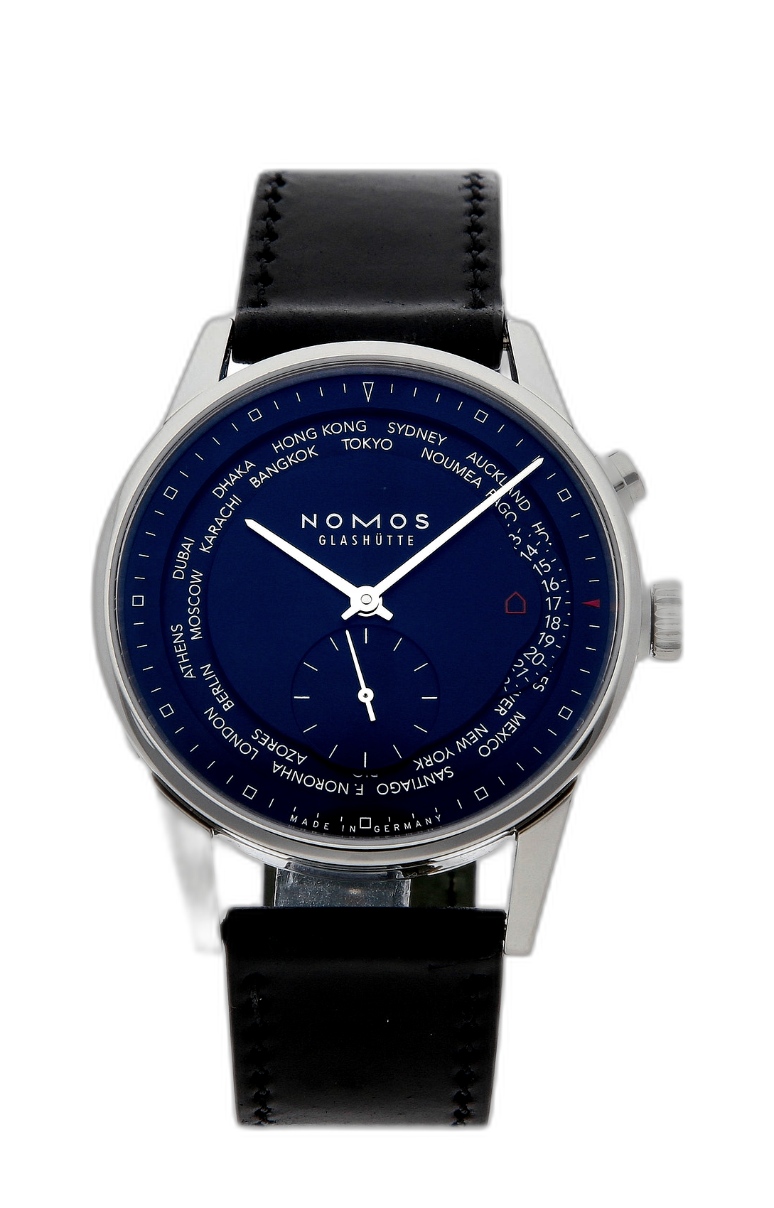 Zürich world time midnight blue — NOMOS Glashütte