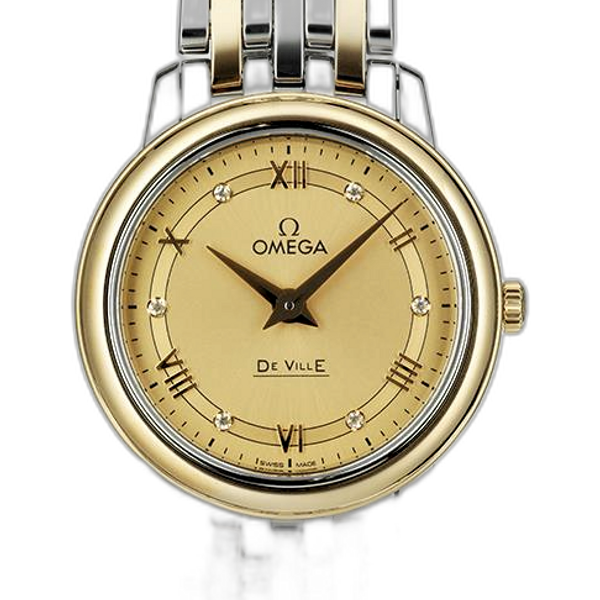Omega De Ville Prestige Quartz 27.4mm 424.20.27.60.58.003 Champagne 6P