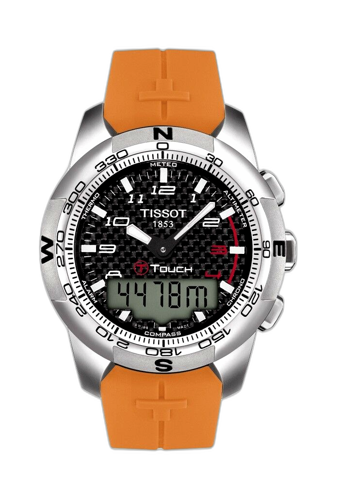 Tissot touch orange new arrivals