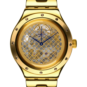 Swatch shop automatic gold