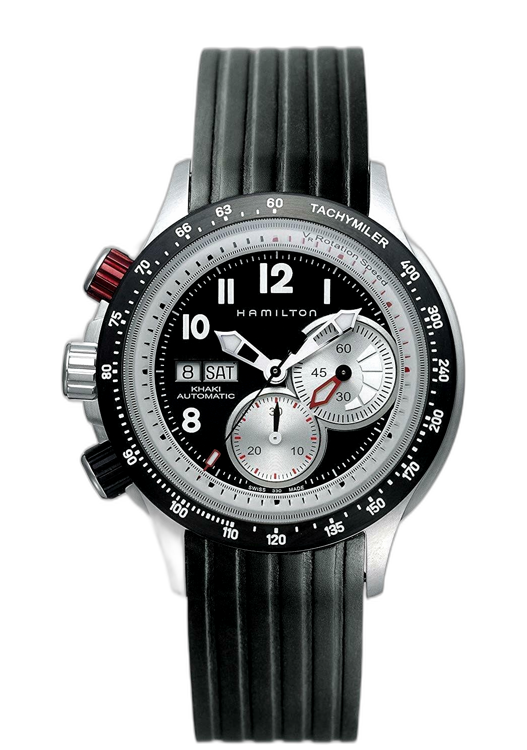 【自由さん買取専用】Hamilton Khaki Tachymiler Hamilton Khaki Tachymiler H71726333 Price as of May 2026 | WatchCharts