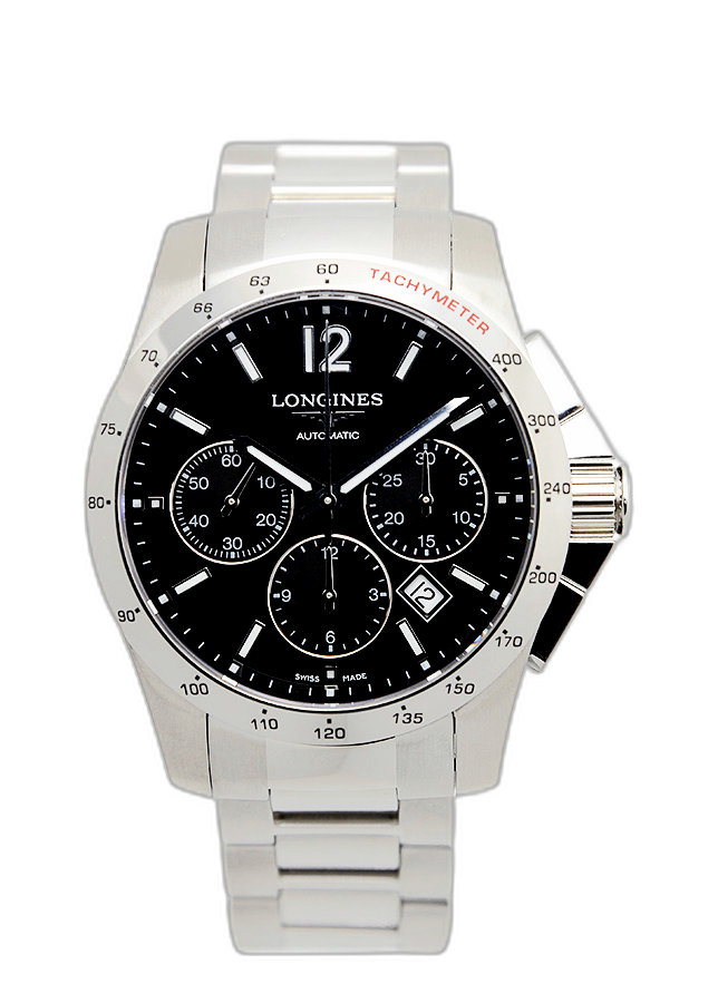 Longines Conquest Chronograph Automatic 41mm Black L2.743.4.56