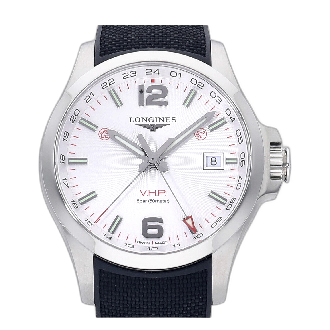 Longines Conquest V.H.P. GMT 43 L3.728.4.76 Price Guide Market