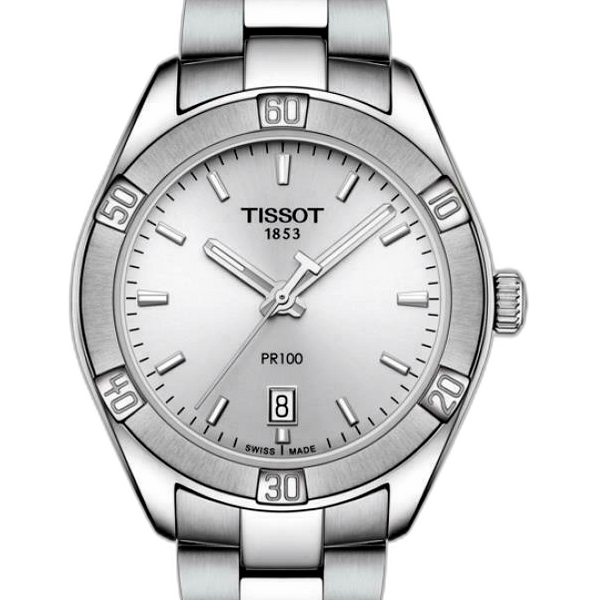 Tissot PR 100 Sport Blue Dial Silver Steel Strap Watch For Men - T101.610.11.041.00