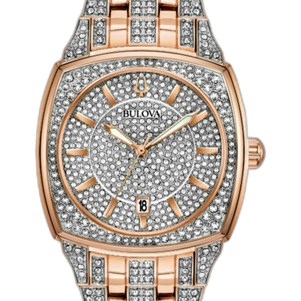 Bulova watch with diamonds on sale price