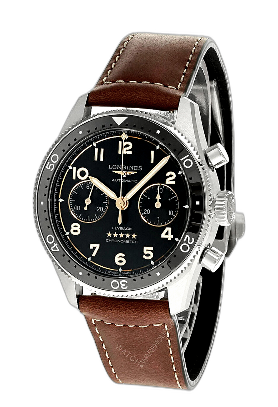 Longines Spirit Flyback 42 Stainless Steel L3.821.4.53 Price, Specs ...