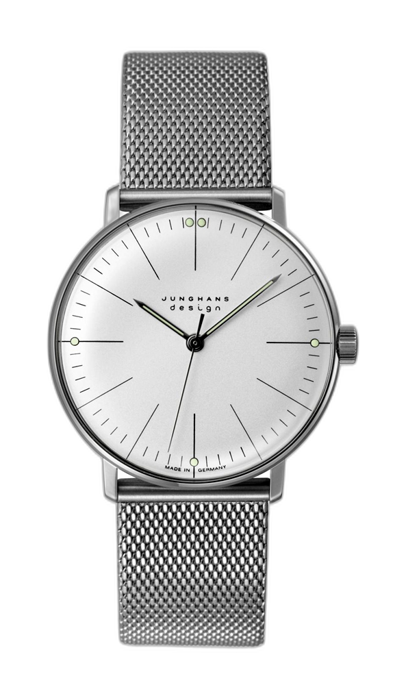 Junghans Max Bill Hand Winding Silver Stick Bracelet 027 3004.44