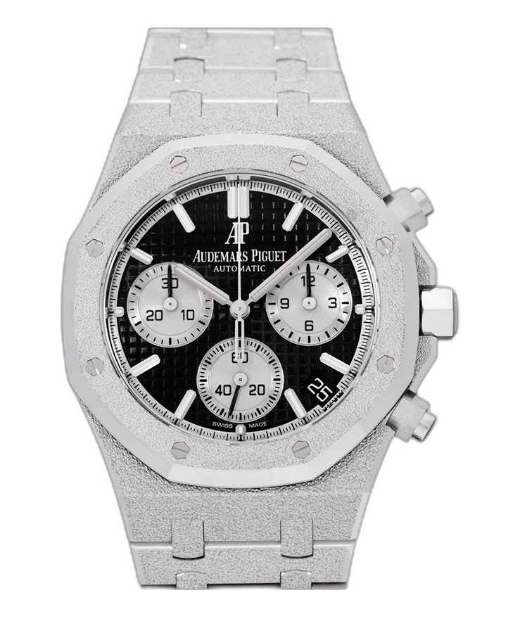 Audemars Piguet Royal Oak Chronograph 41 Frosted White Gold