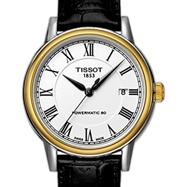 Tissot Carson Powermatic 80 Silver Dial Silver Steel Strap Watch For Men - T085.407.11.011.00