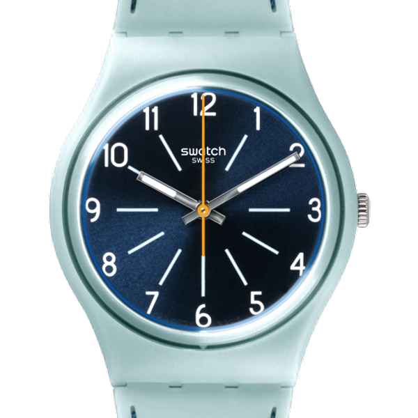 Swatch Blue Stitches GM184 Price as of June 2026 | WatchCharts display picture 2
