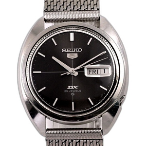 Vintage Seiko 5 DX 25 Jewel Day Date Automatic Men's Wrist Watch