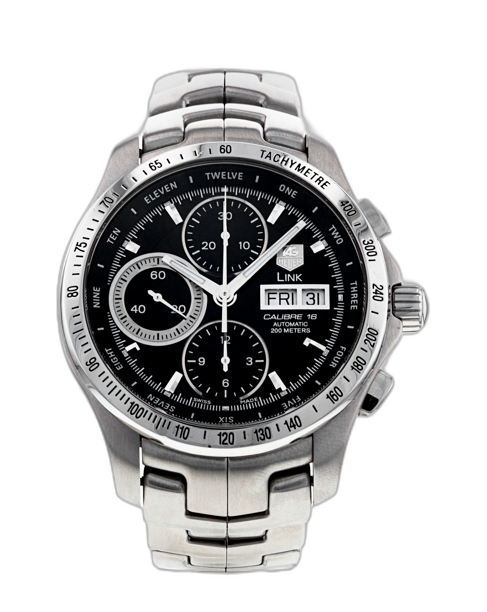 TAG Heuer Link Calibre 16 CJF211A Price Guide Market Data