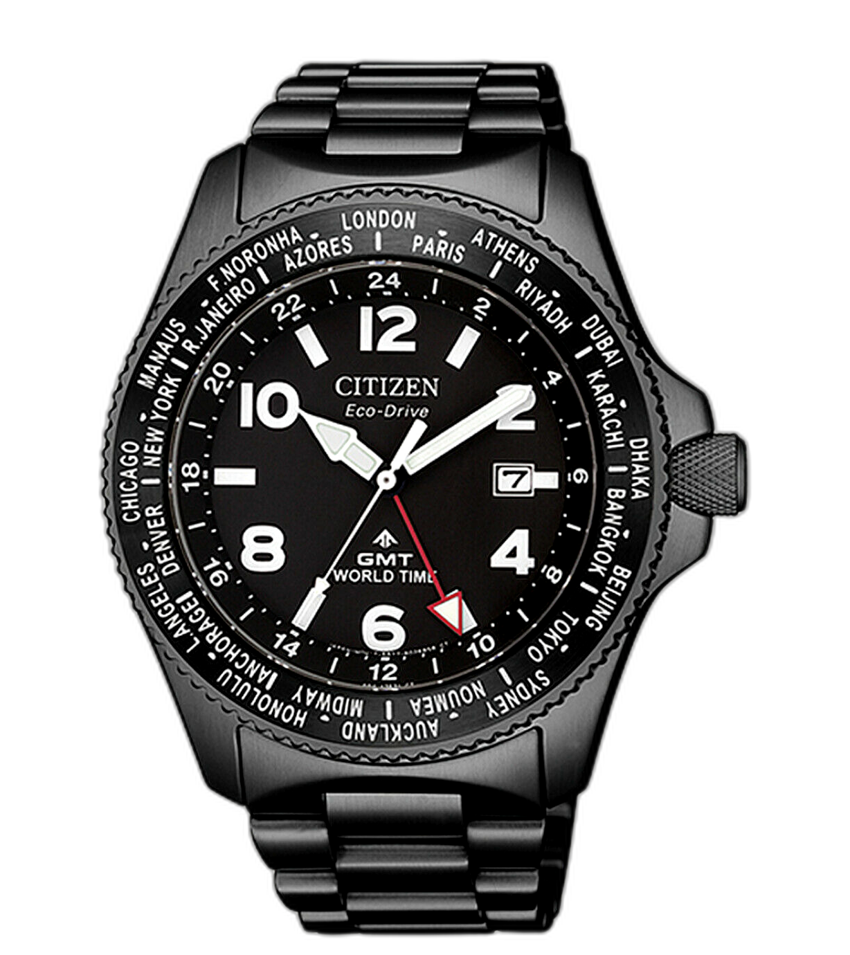 Citizen Promaster Land World Time GMT BJ7107-83E Price as of July