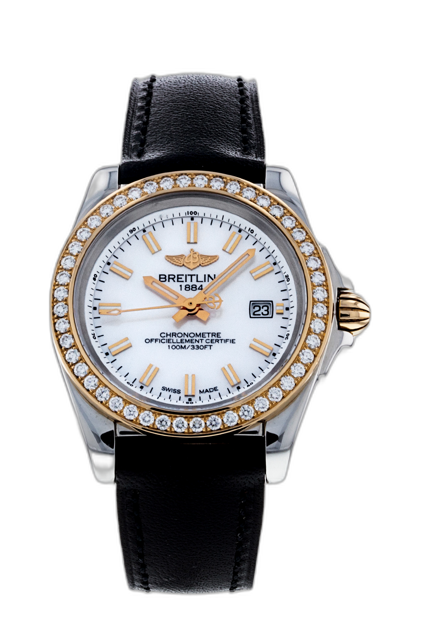 Breitling galactic 32 cheap sleek diamond ladies watch