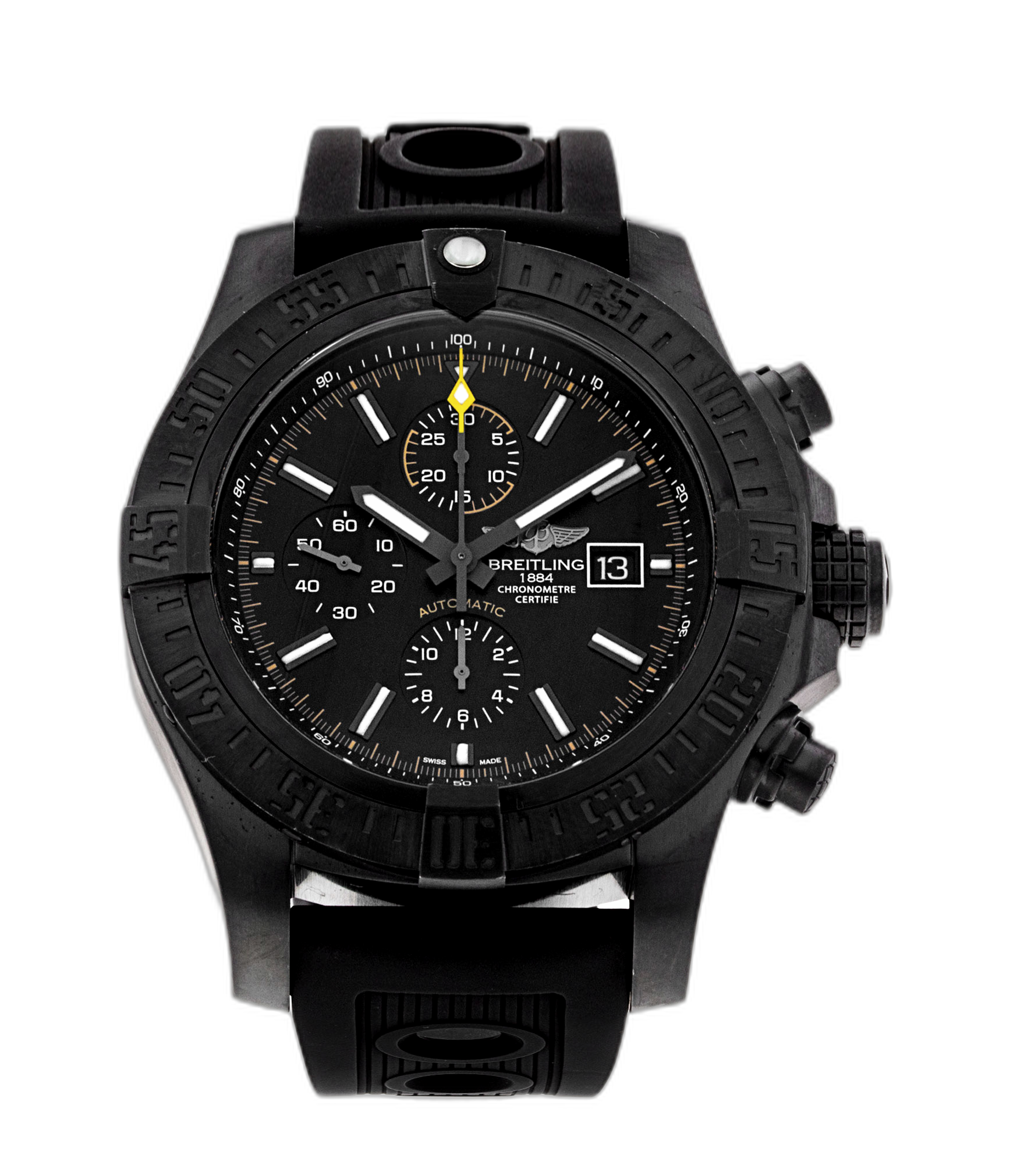 Breitling avenger 2 black best sale