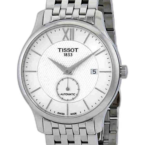 Tissot T-Classic Tradition Automatica – Orologio Uomo Acciaio 40mm – Quadrante Con Piccoli Secondi