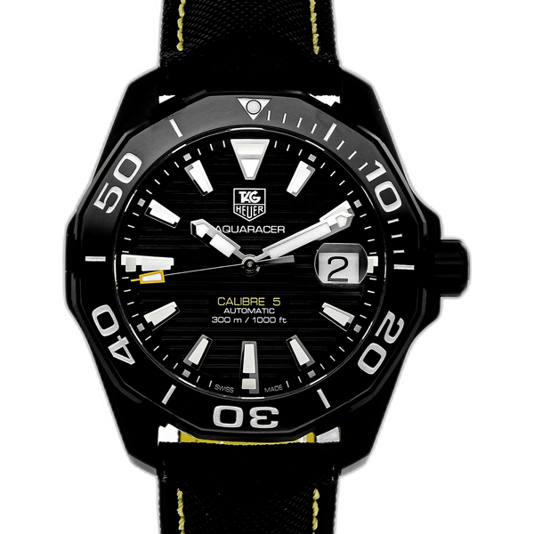 TAG Heuer Aquaracer 300M Calibre 5 41 Titanium WAY218A Price as of ...