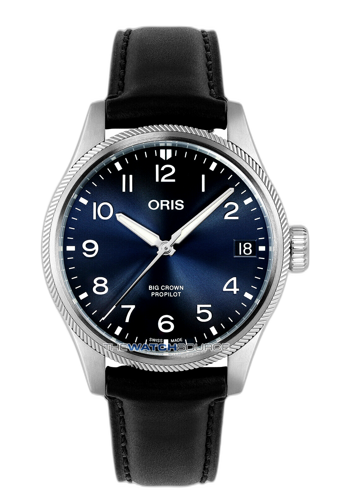 Oris big crown on sale propilot blue dial