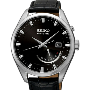 SEIKO KINETIC 5M84-0AB0(SRN045P1) men's watch skelton back GC