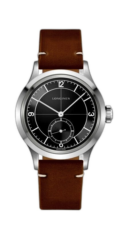 Longines Heritage 38.5 Small Seconds Black Sector (L2.828.4.53) Price ...