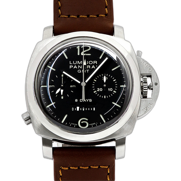 Panerai Luminor 1950 Chrono Monopulsante 8 Days GMT Acciaio