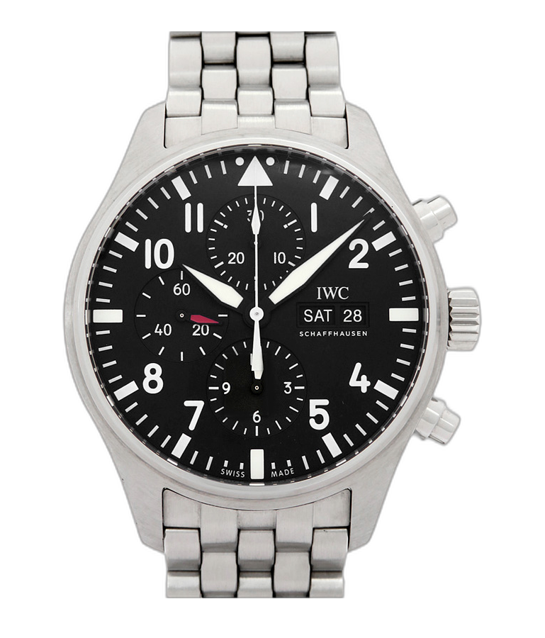 IWC Pilot's Watch Chronograph Bracelet 377710 Price, Specs, Market ...