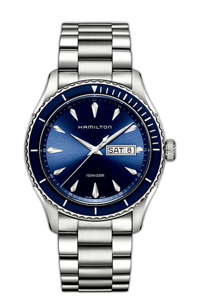 Hamilton Jazzmaster Seaview Day Date Quartz 42 Stainless Steel
