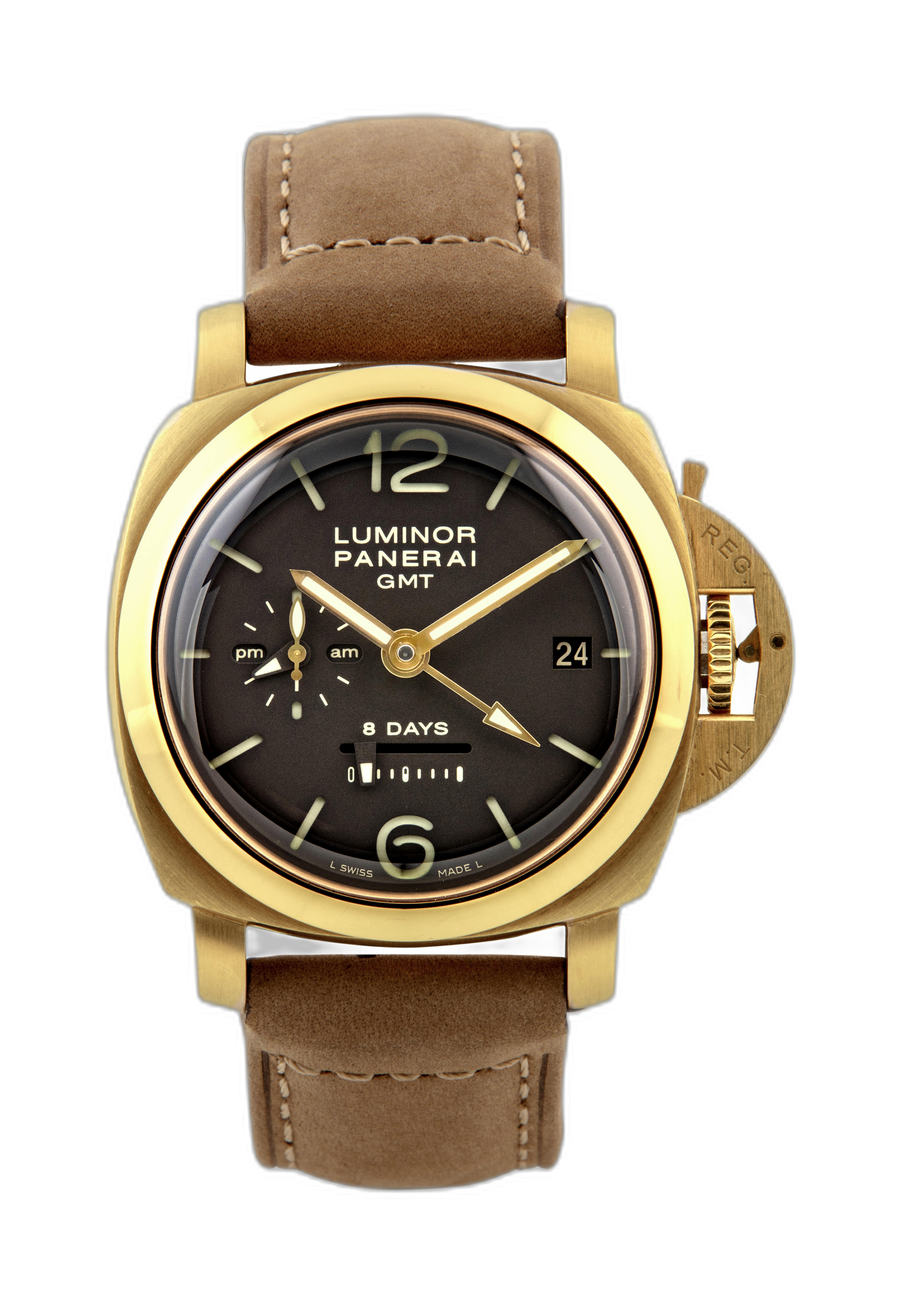 Panerai luminor 1950 8 hotsell days gmt