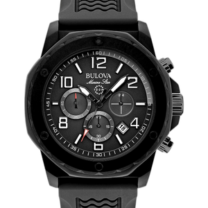 Bulova Men's 98B151 Marine Star Black on Black Color Scheme Watch 