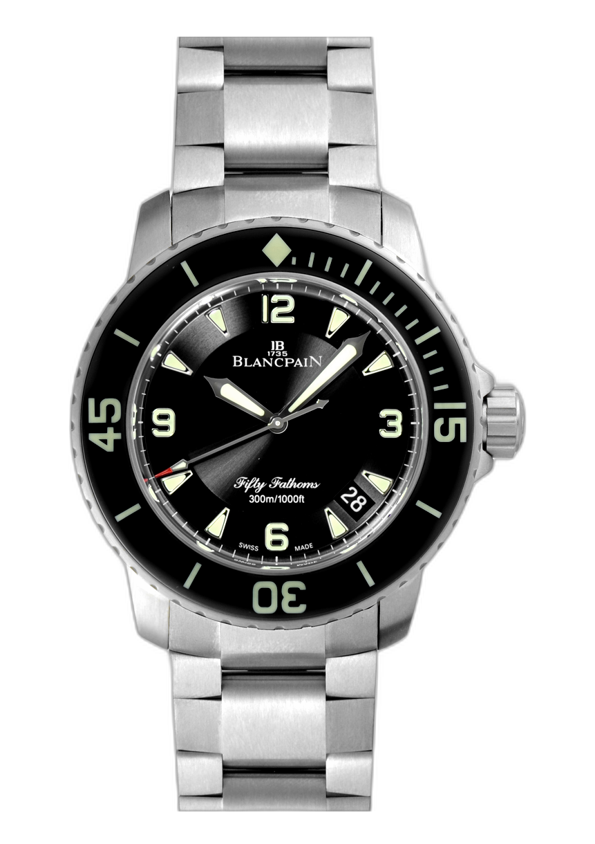 Blancpain Fifty Fathoms Automatique Titanium 5015-12B30-98B Price ...