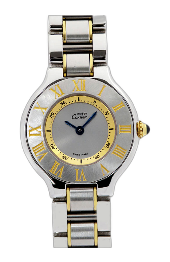 Cartier Must De 21 SM W10073R6 2コマ Cartier 21 Must de Cartier W10073R6 Quartz Fair for $828 for