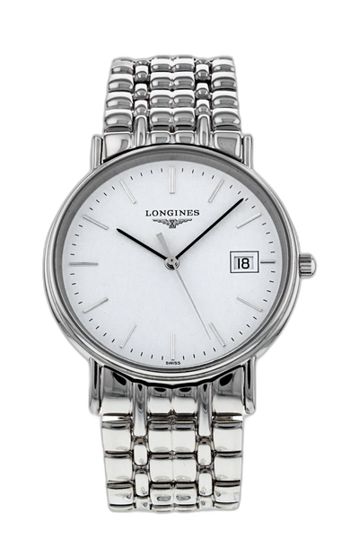 Longines Presence 33 Quartz Stainless Steel Bracelet L4.720.4.12