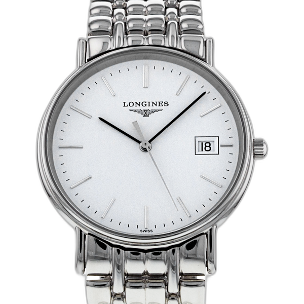 Longines Presence 33 Quartz Stainless Steel Bracelet L4.720.4.12
