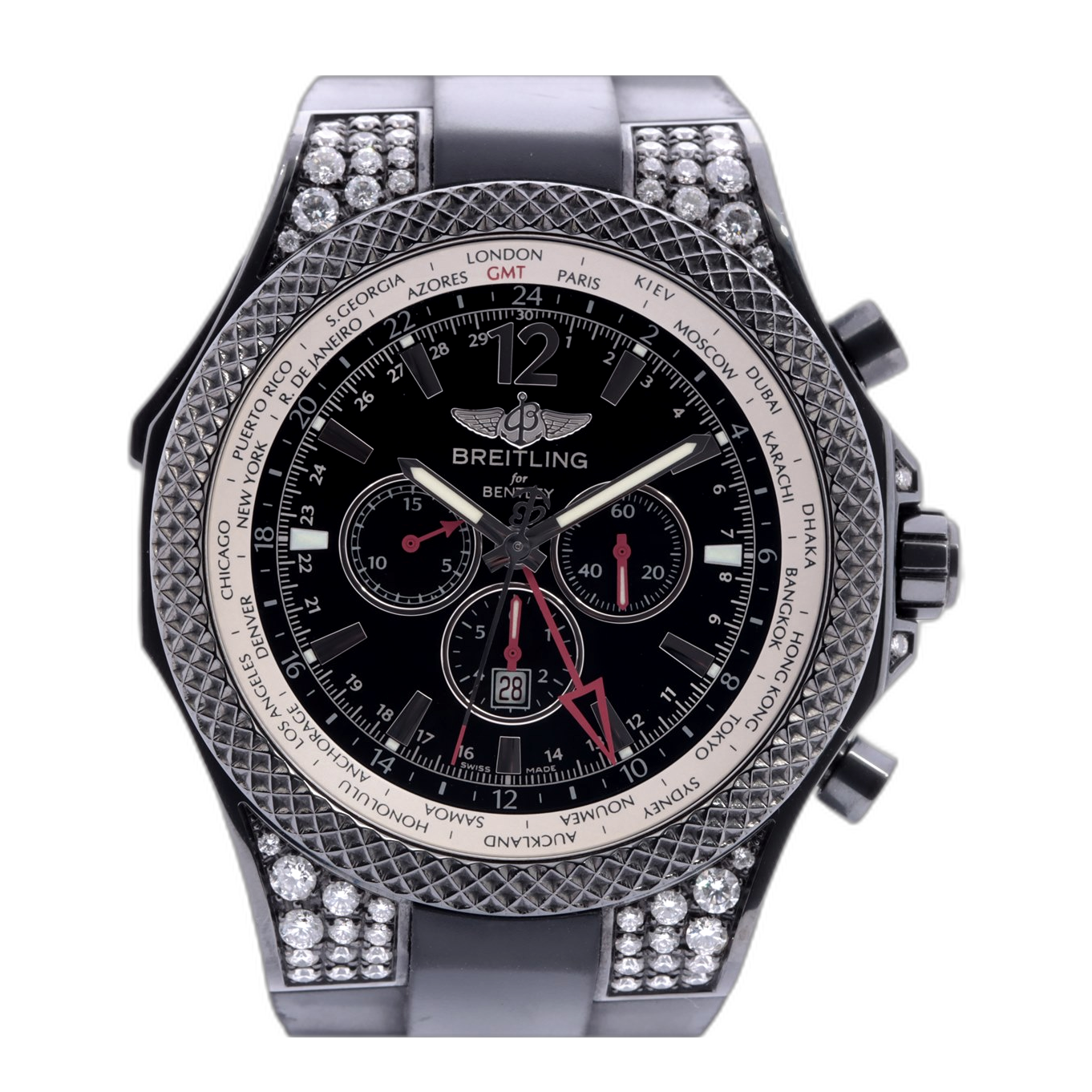 Breitling for bentley 6.75 hotsell midnight carbon limited edition