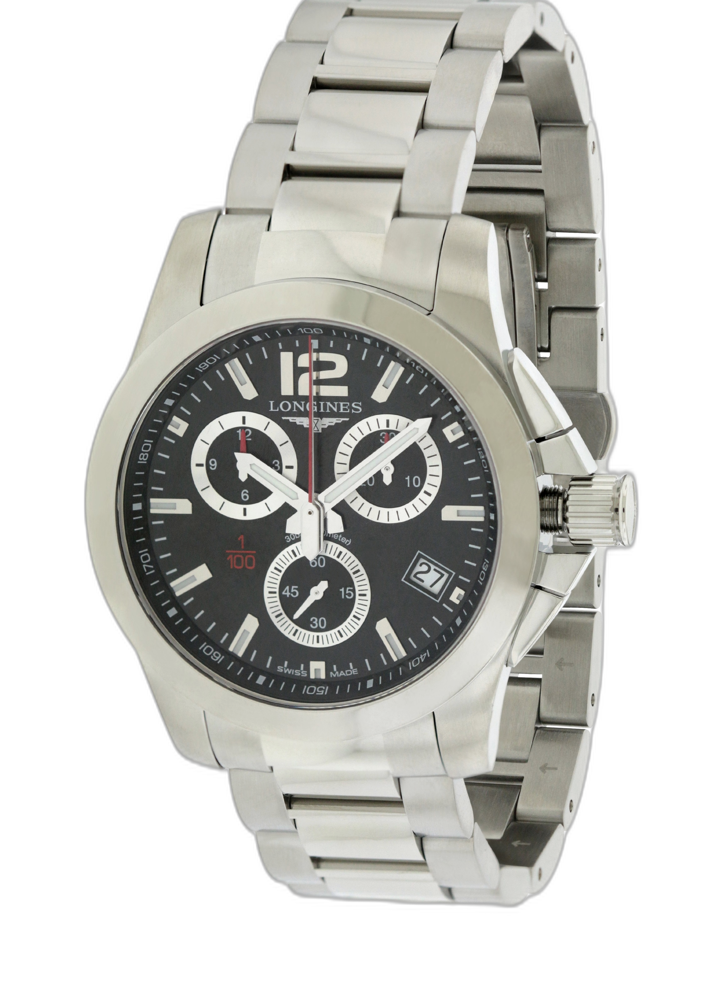 Longines Conqyuest Chronograph Quartz 41 L3.700.4.56 Price Guide