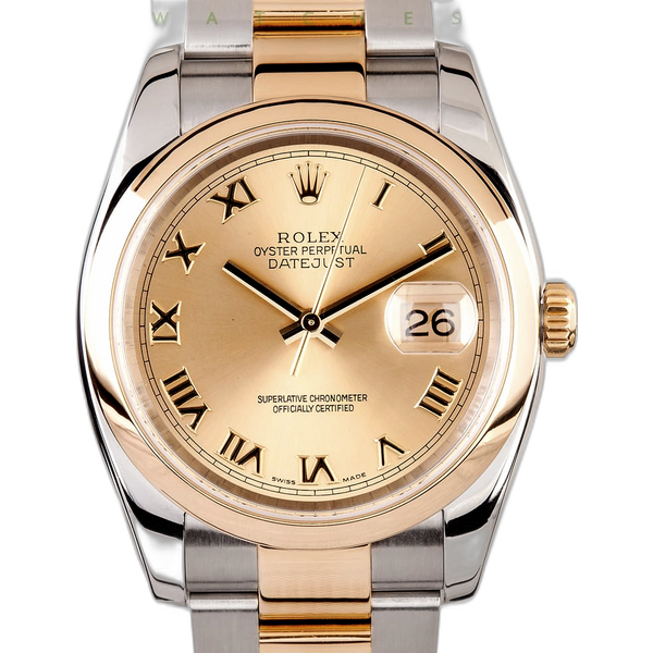 Rolex Datejust 36 Rolesor Yellow 116203 Price as of June