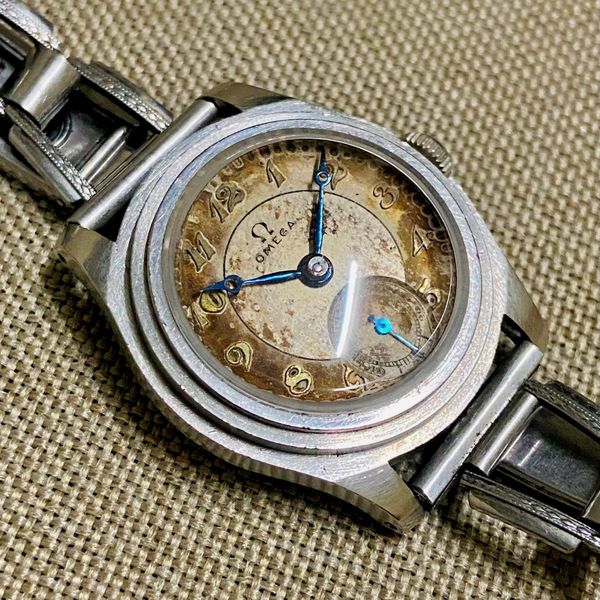 Omega Extremely rare and desirable Omega Art Deco cooper numbers Dial ...