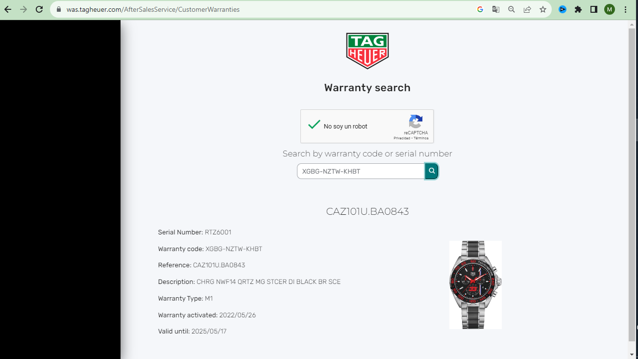 TAG Heuer Formula 1 CAZIO1U.BA0843 WatchCharts Marketplace