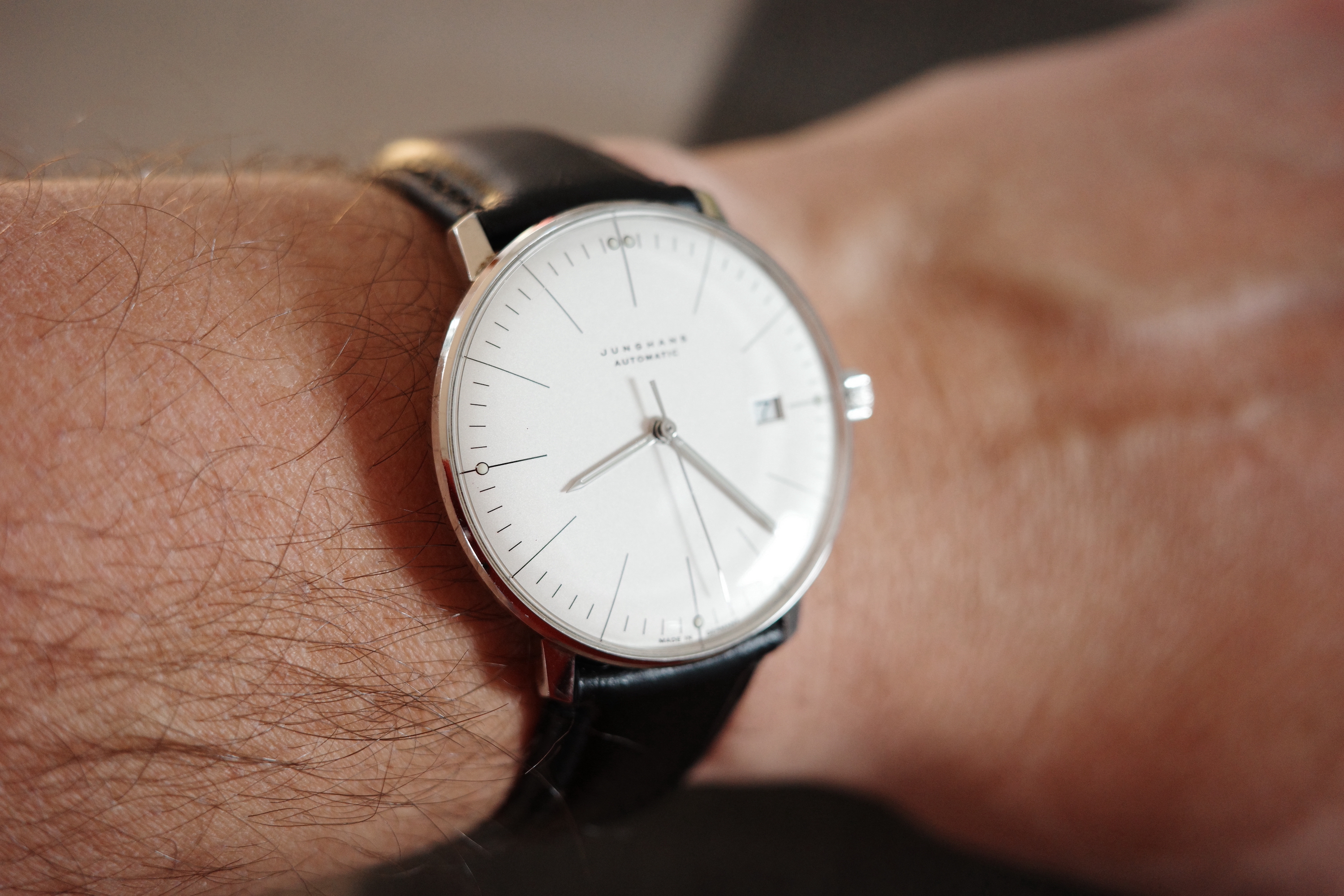 Junghans Max Bill automatic white dial with date original owner