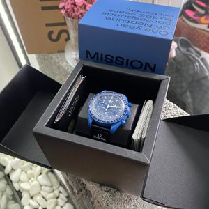 Swatch MoonSwatch Mission to Neptune SO33N100 Price as of Swatch MoonSwatch Mission to Neptune SO33N100 Price as of