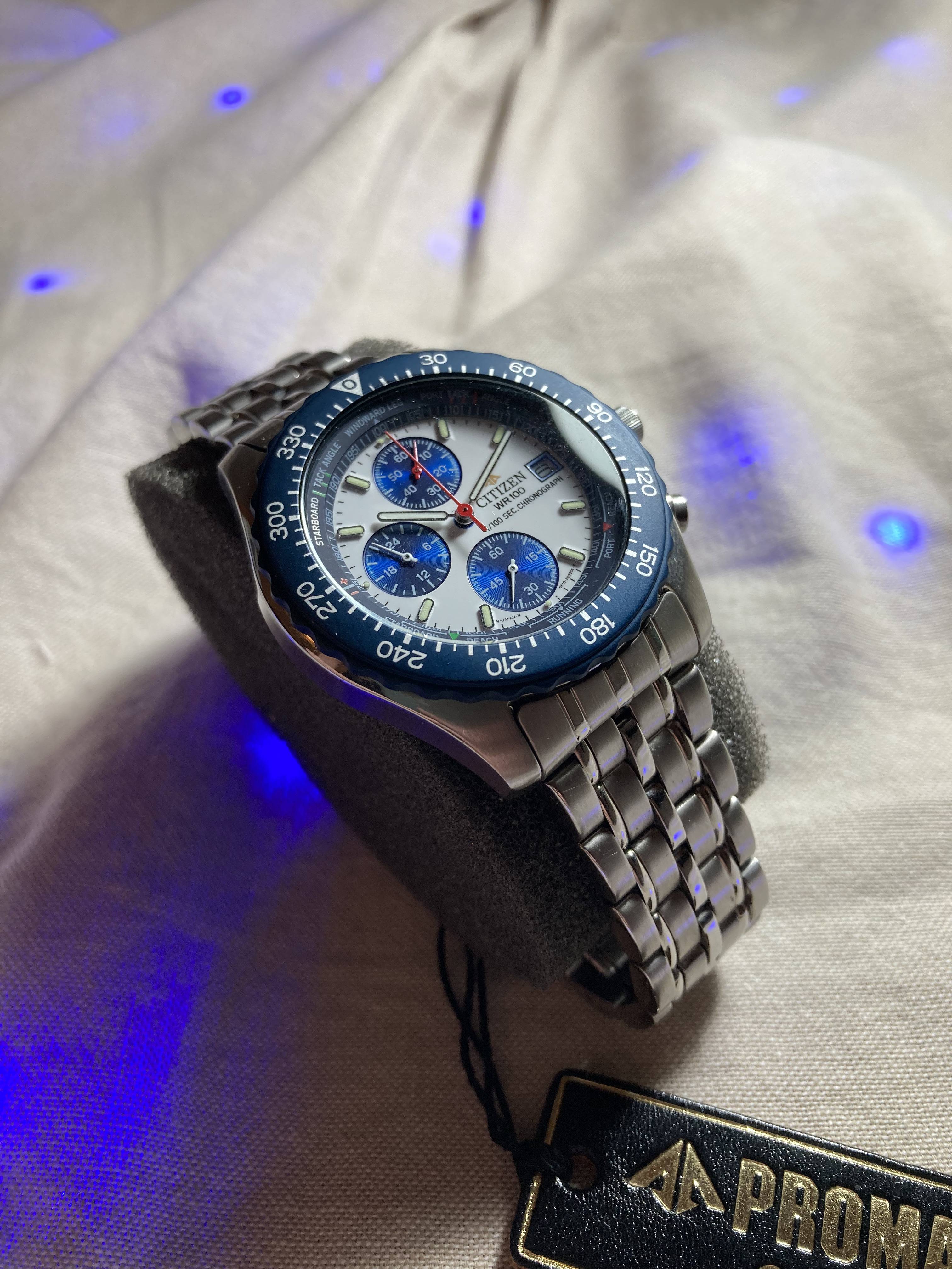 Citizen Promaster Chronograph Navy Blue Unworn 0610-H03281