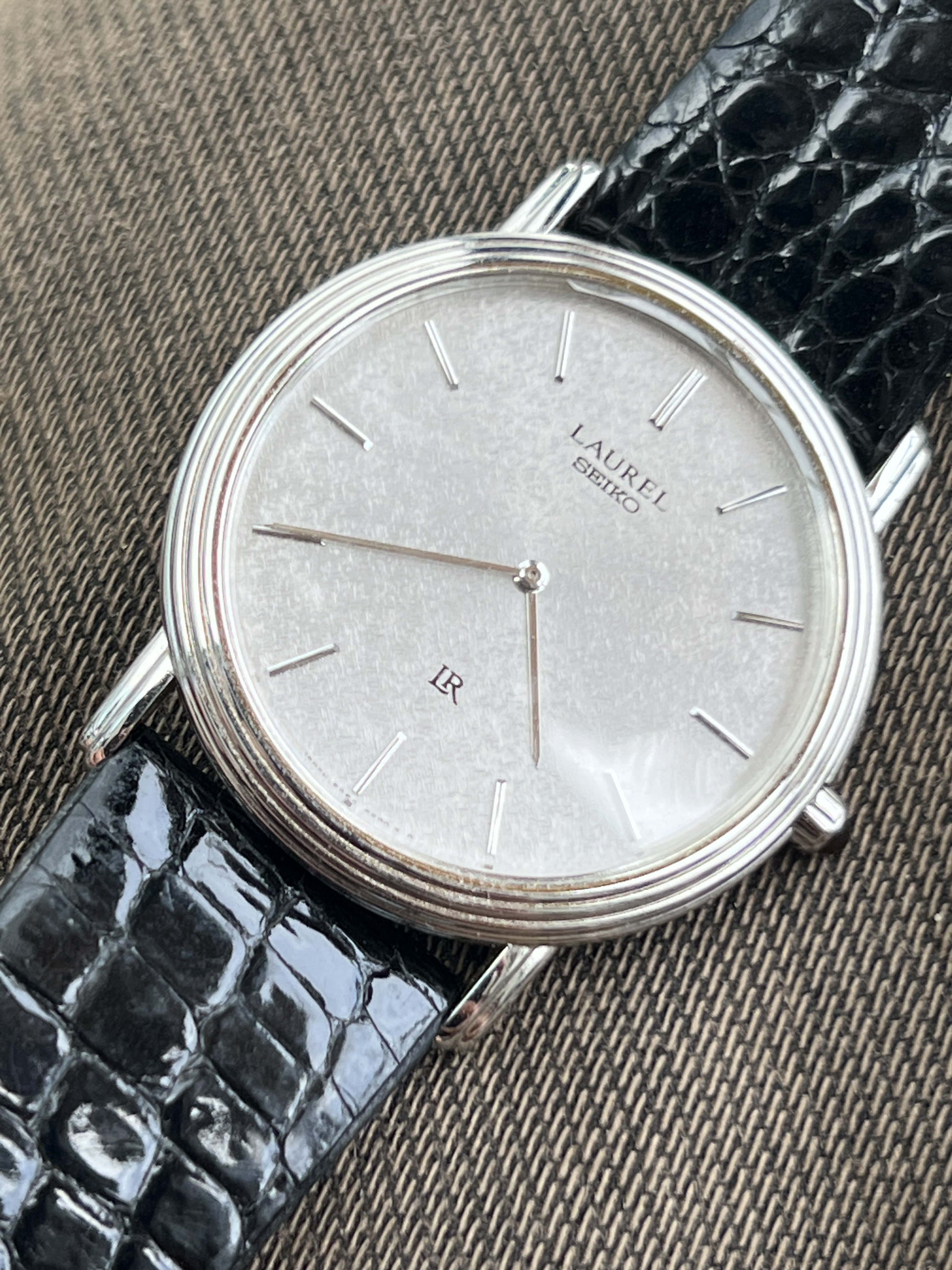 seiko laurel ref 5A54-0330 PTP5 platinum plated snowflake dia all 