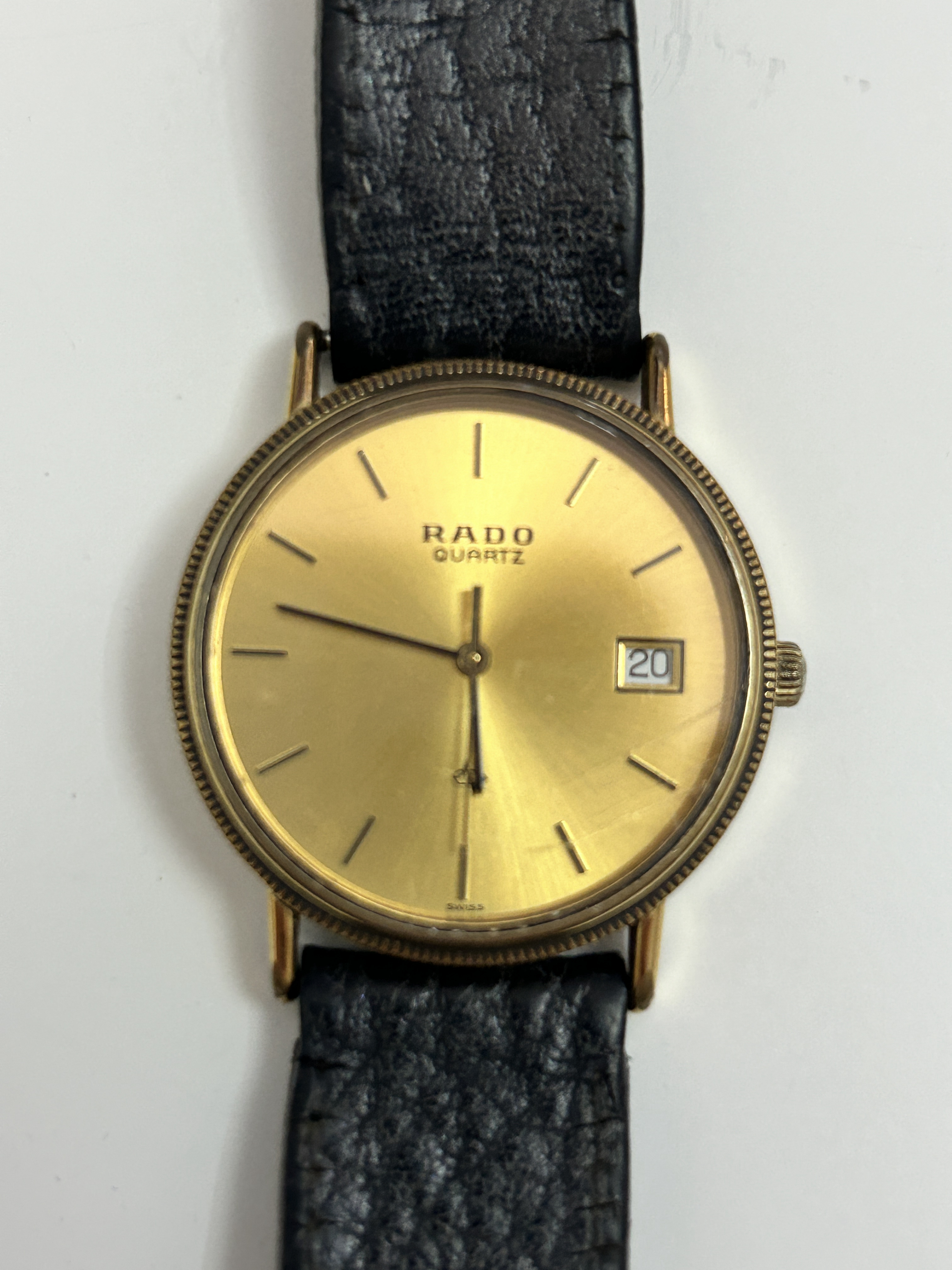 Rado 18k gold sale and jewel watersealed 3atm