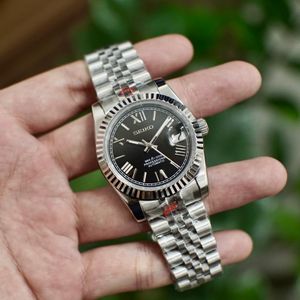 Seiko mod datejust green dial 39mm Japan NH35 movement