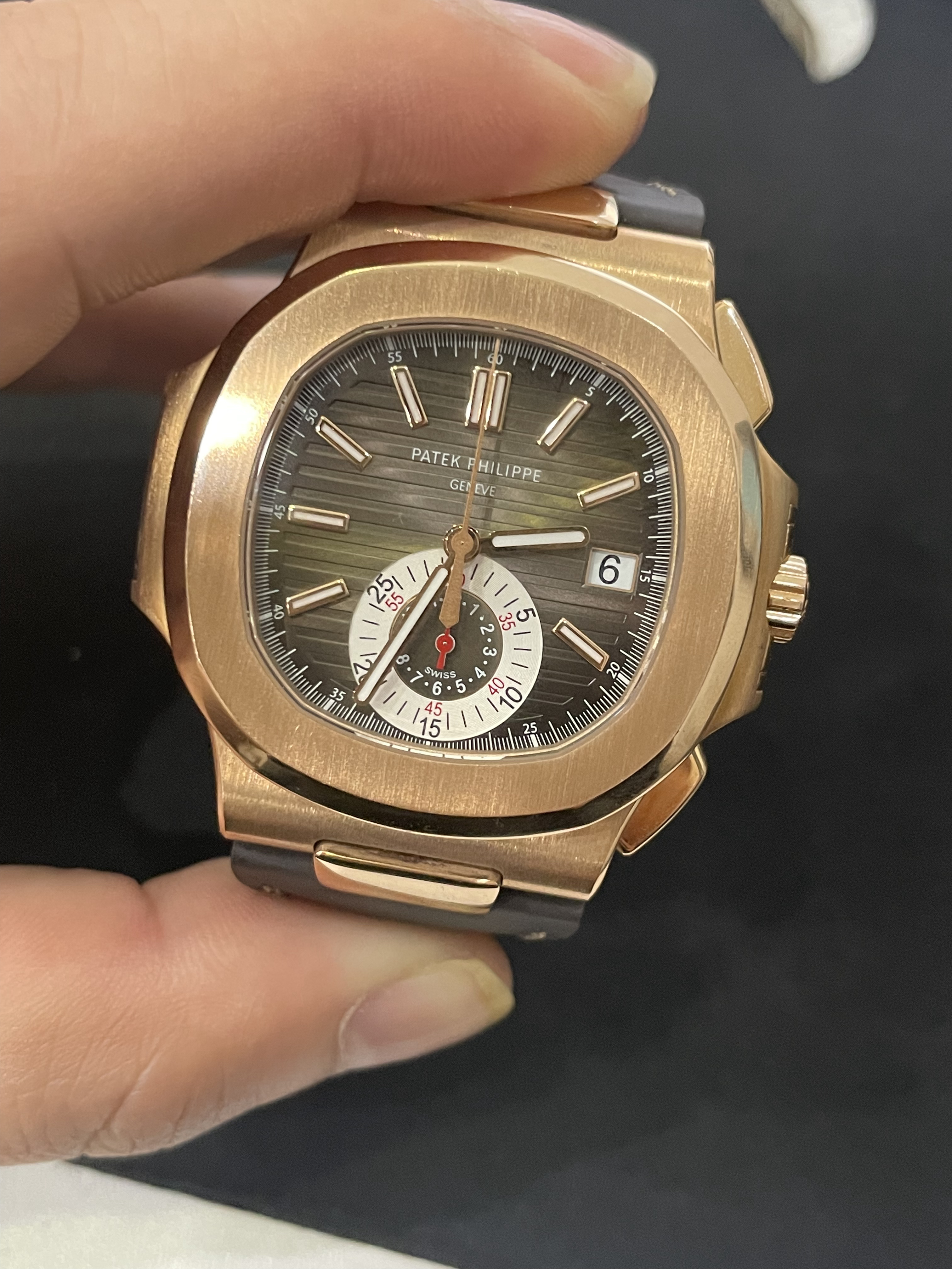 Patek Philippe Nautilus 5980 Rose Gold 5980R For Sale WatchCharts Marketplace