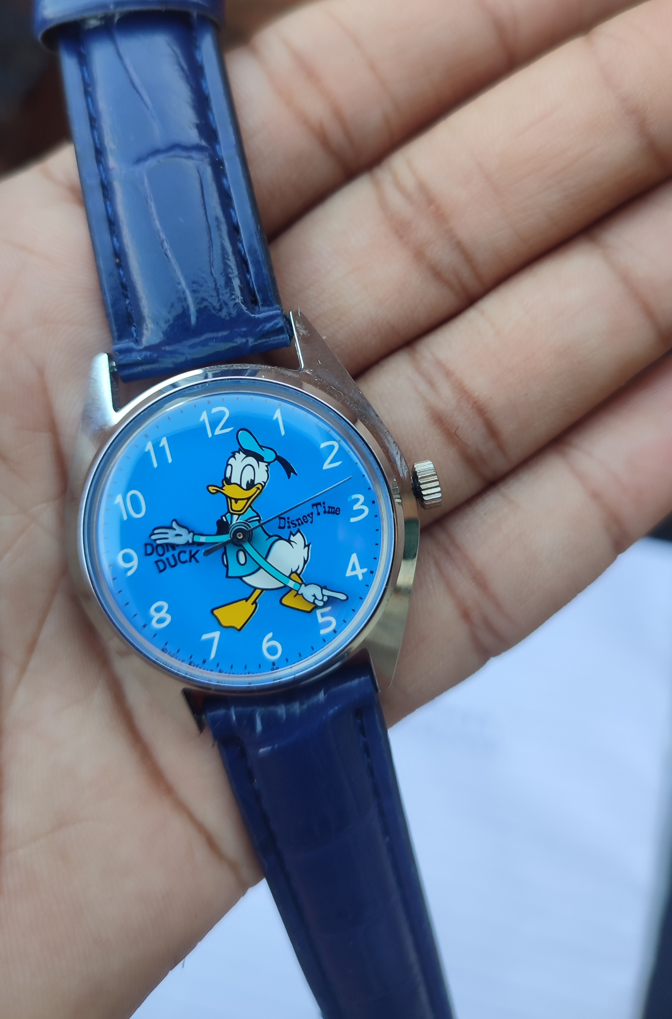 Seiko Donald Duck 5000-6030 Super Rare Vintage Winding Watch 