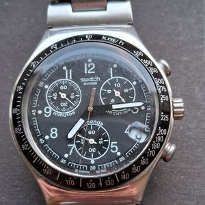 【レア‼︎】Swatch IRONY /Dark Emir Yns407 Swatch Irony yns407 Wrist Watch for Unisex for sale online