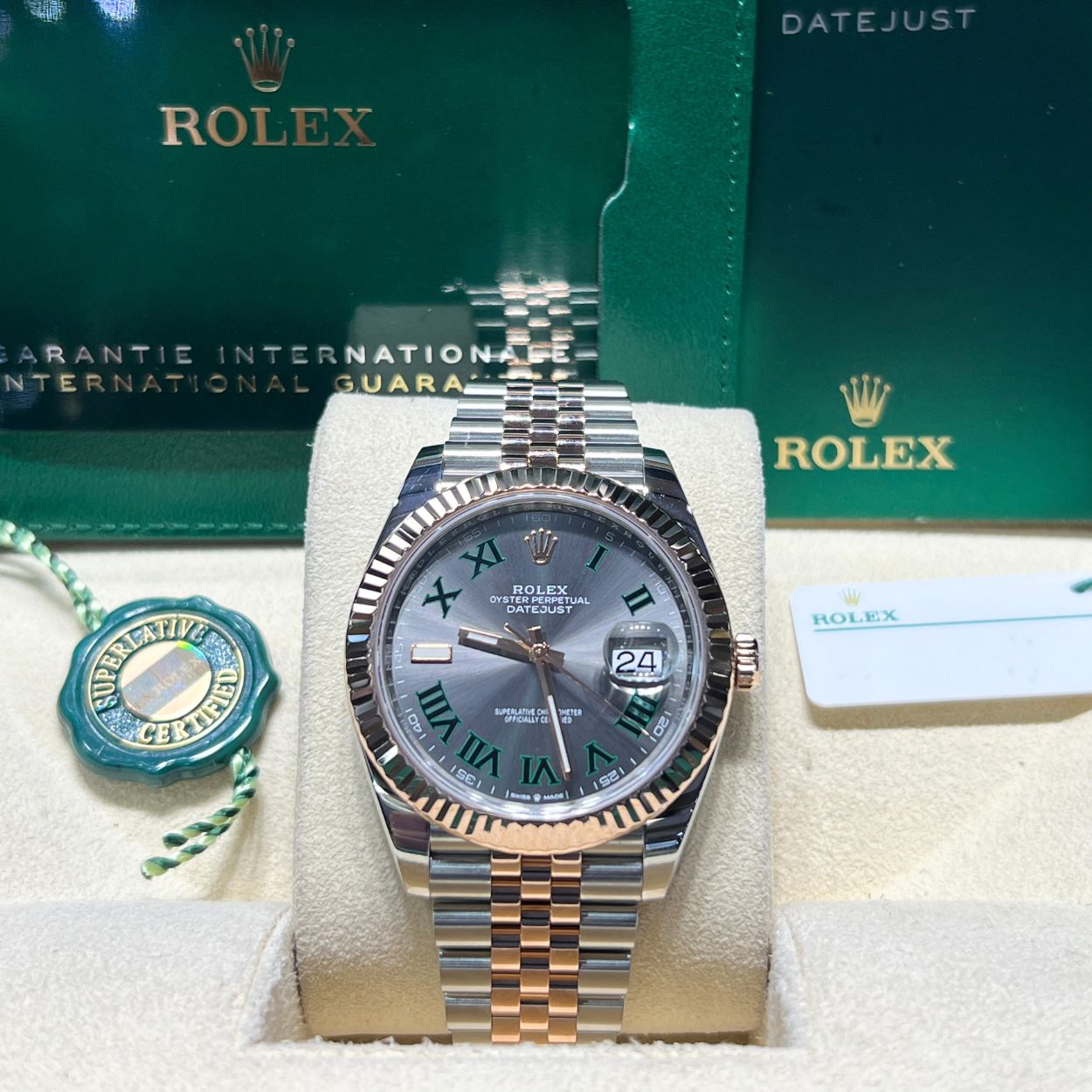 126331 Datejust 41mm Steel Rose Gold 