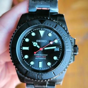 カスタム NH35 mod ツートン ローズゴールド ブラウン ダイヤル Custom Mod “Rose Gold” Made With Authentic Seiko NH35